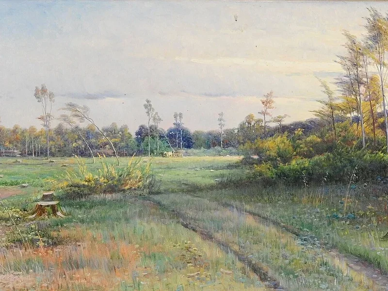 1868-Herman Lindqvist - Dalle rive del lago Ringsjön